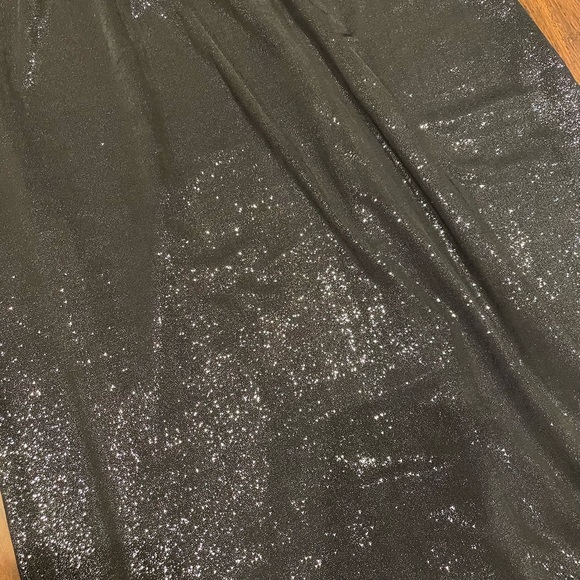 Alex Evenings Black Shimmer Formal Gown - Picture 3 of 8